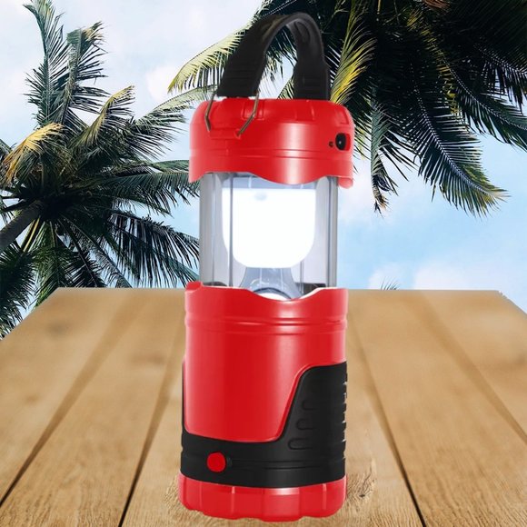 LED Collapsible Lantern Collapsible Lantern Light 4 LED Camping - Picture 1 of 5